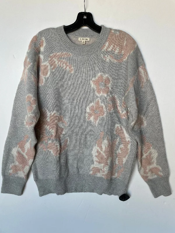 Sweater By Cotton Bleu In Floral Print, Size: S