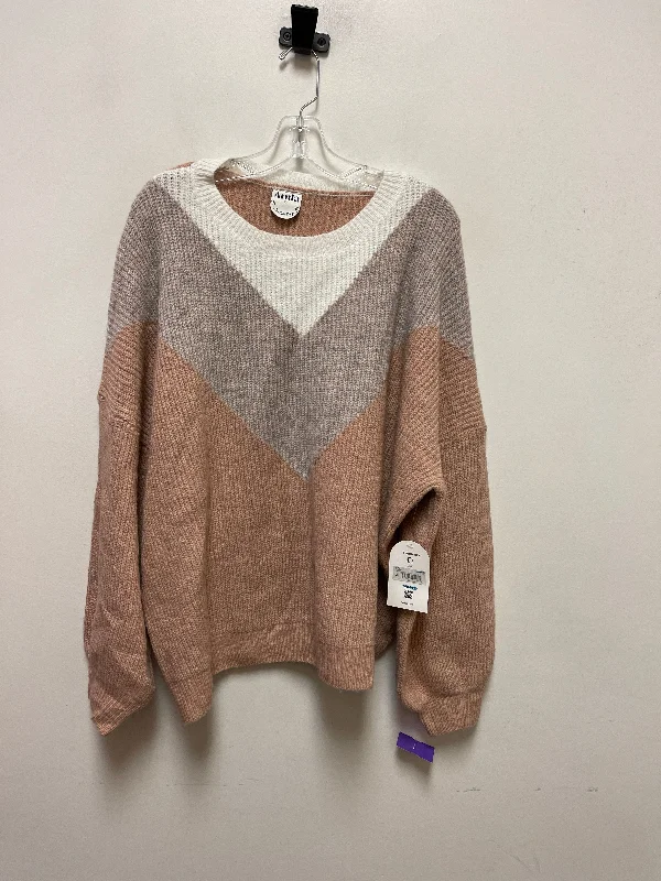 Sweater By Clothes Mentor In Pink, Size: 3x