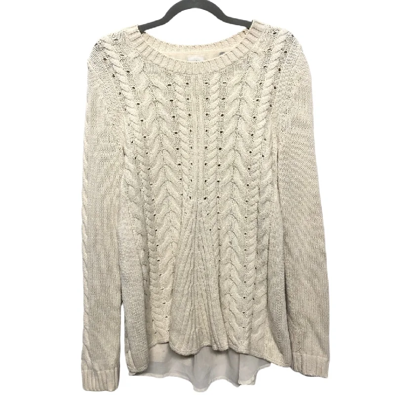 Sweater By Cabi In Cream, Size: M