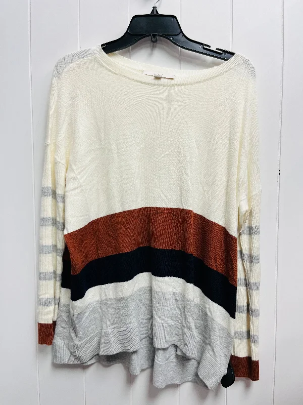 Sweater By Loft In White, Size: S