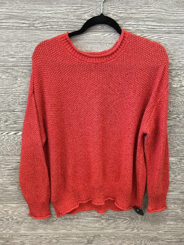 Sweater By Jessica Simpson In Orange, Size: Xxl