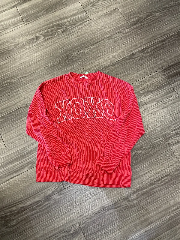 Sweater By Tres Bien In Red, Size: Xl