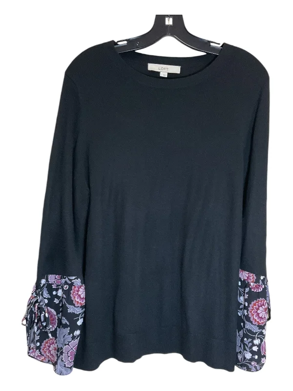 Sweater By Loft In Black, Size: L