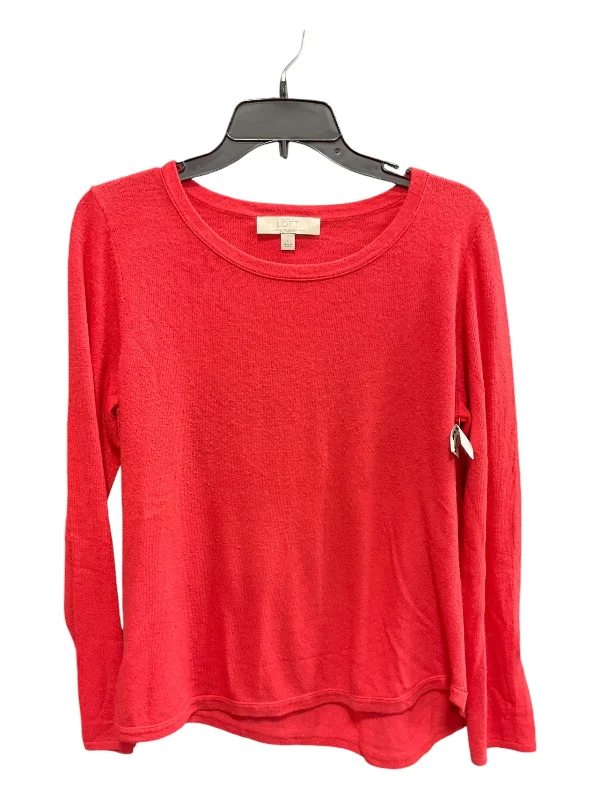 Sweater By Loft In Orange, Size: L