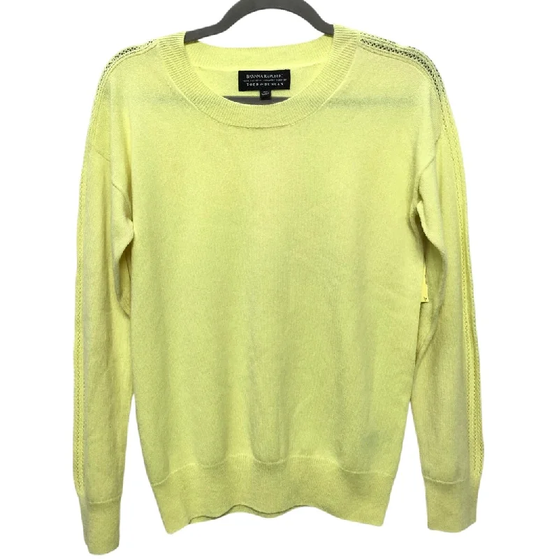 Sweater Cashmere By Banana Republic In Yellow, Size: Xs