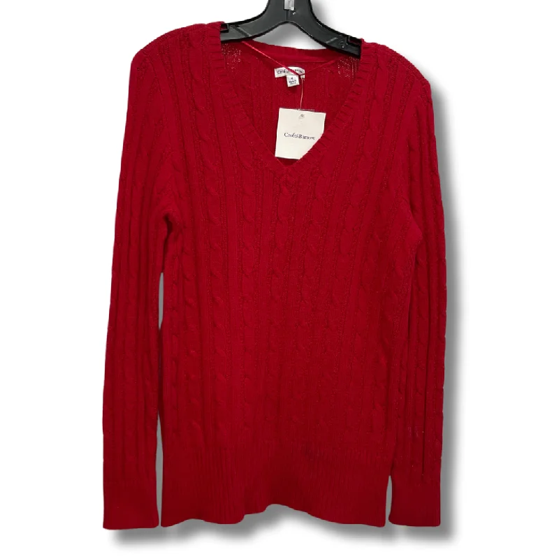 Sweater By Croft And Barrow In Red, Size: S