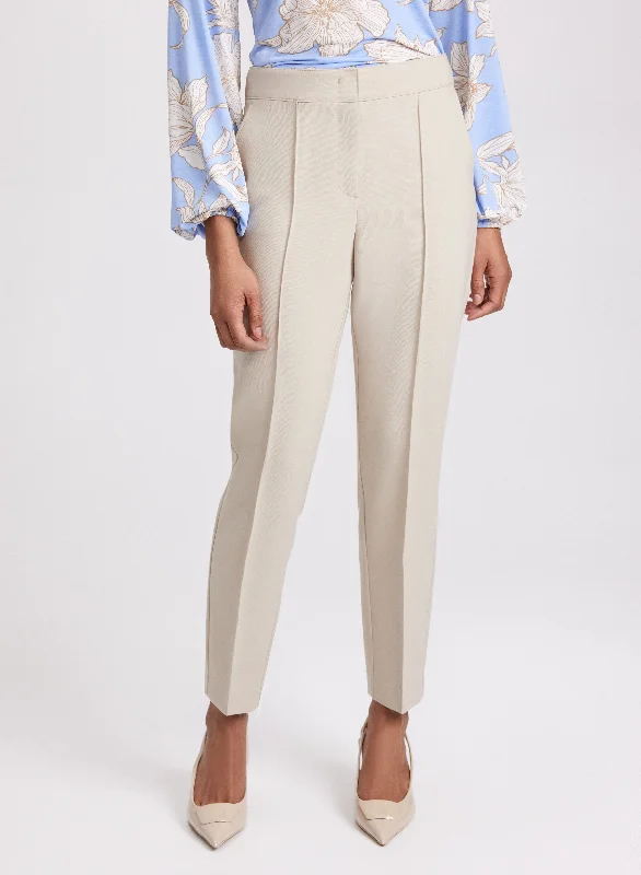 Emma Seamed Slim-Leg Pants