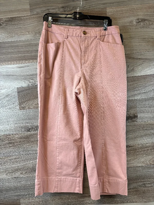 Pants Wide Leg By Duluth Trading In Peach, Size: 10