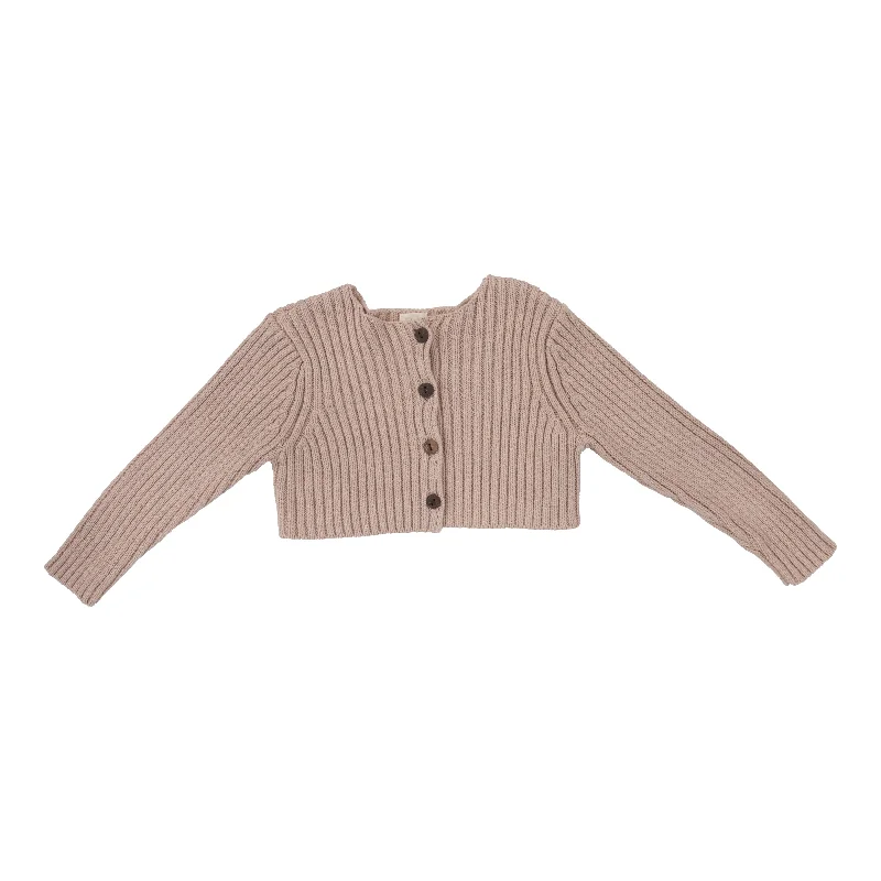 Analogie Rib Knit Shrug - Pink