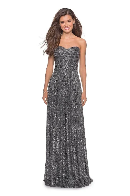 La Femme 27879SC - Sweetheart Shimmer Evening Dress