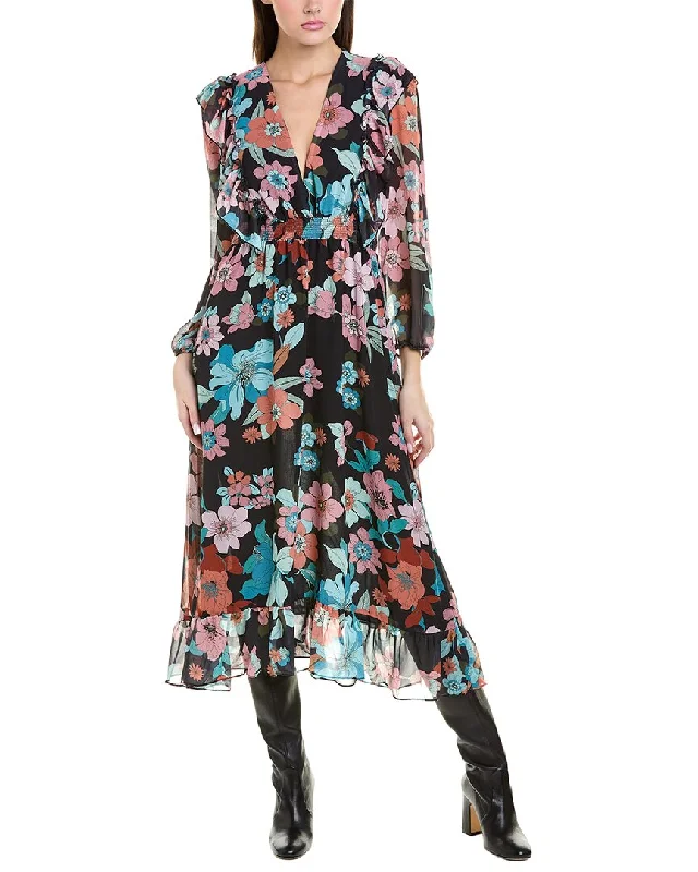 Area Stars Floral Midi Dress