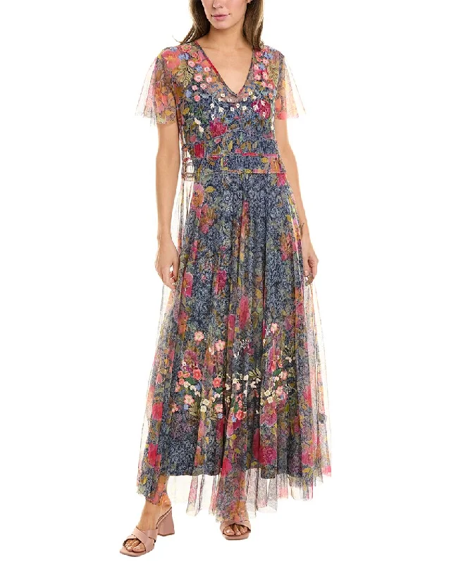 Johnny Was Locust Mesh Maxi Dress