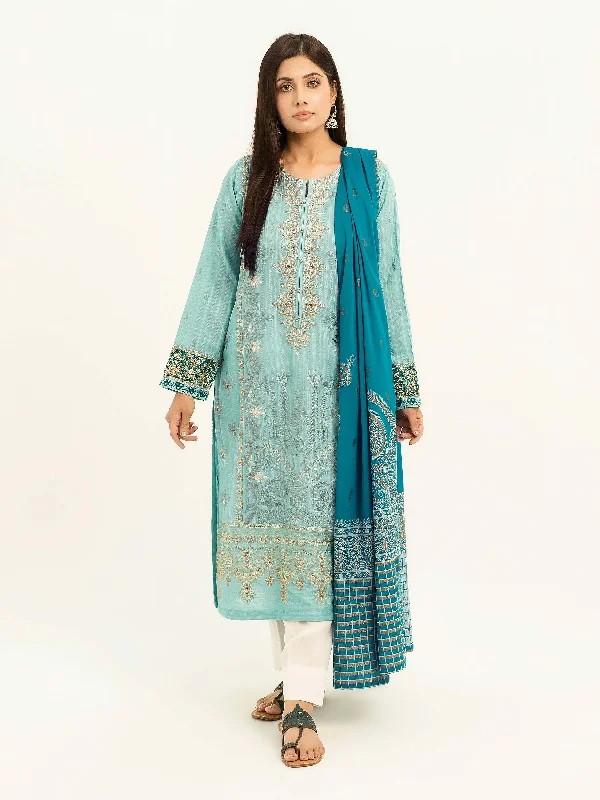 2 Piece Lawn Suit-Embroidered (Pret)