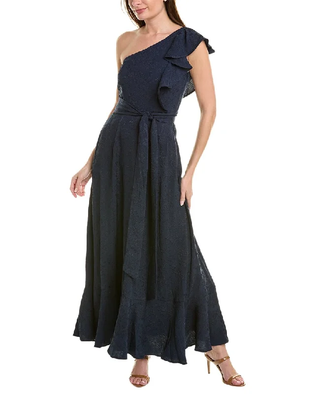 Maison Tara Jacquard Maxi Dress