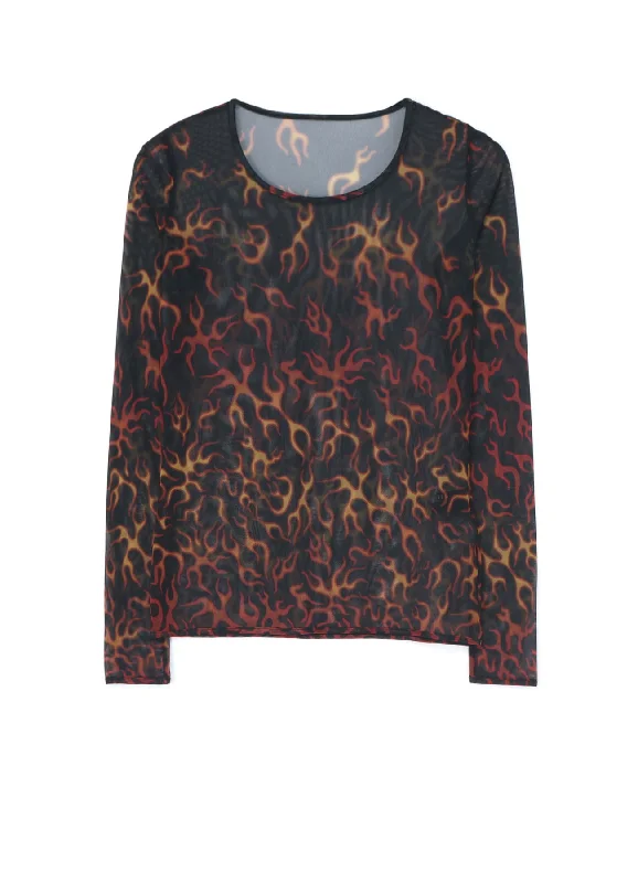 FIRE PRINT SLIM FIT TOP