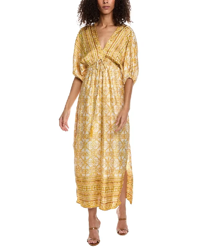 Taylor Printed Satin Maxi Dress