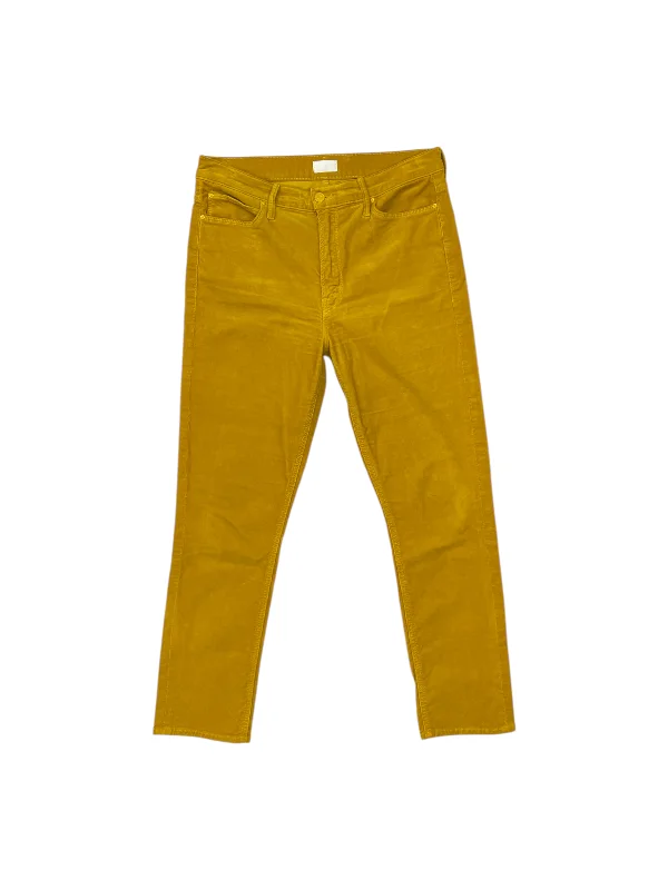 Pants Corduroy By Mother In Yellow, Size: 12