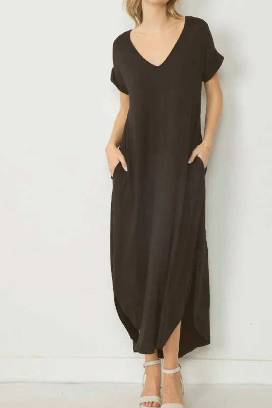 Everyday Maxi Dress In Black