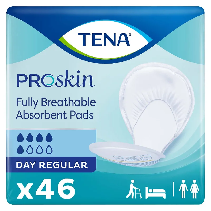 TENA ProSkin Day Regular Absorbent Pads 24", Moderate Absorbency, Unisex