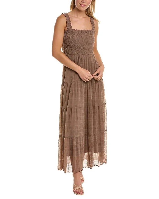 Max Studio Gauze Maxi Dress