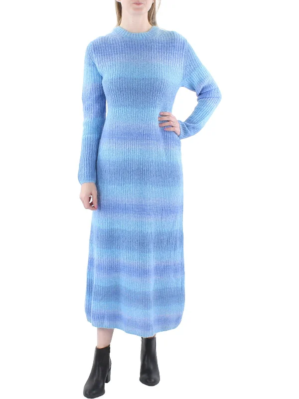 Womens Knit Long Sweaterdress